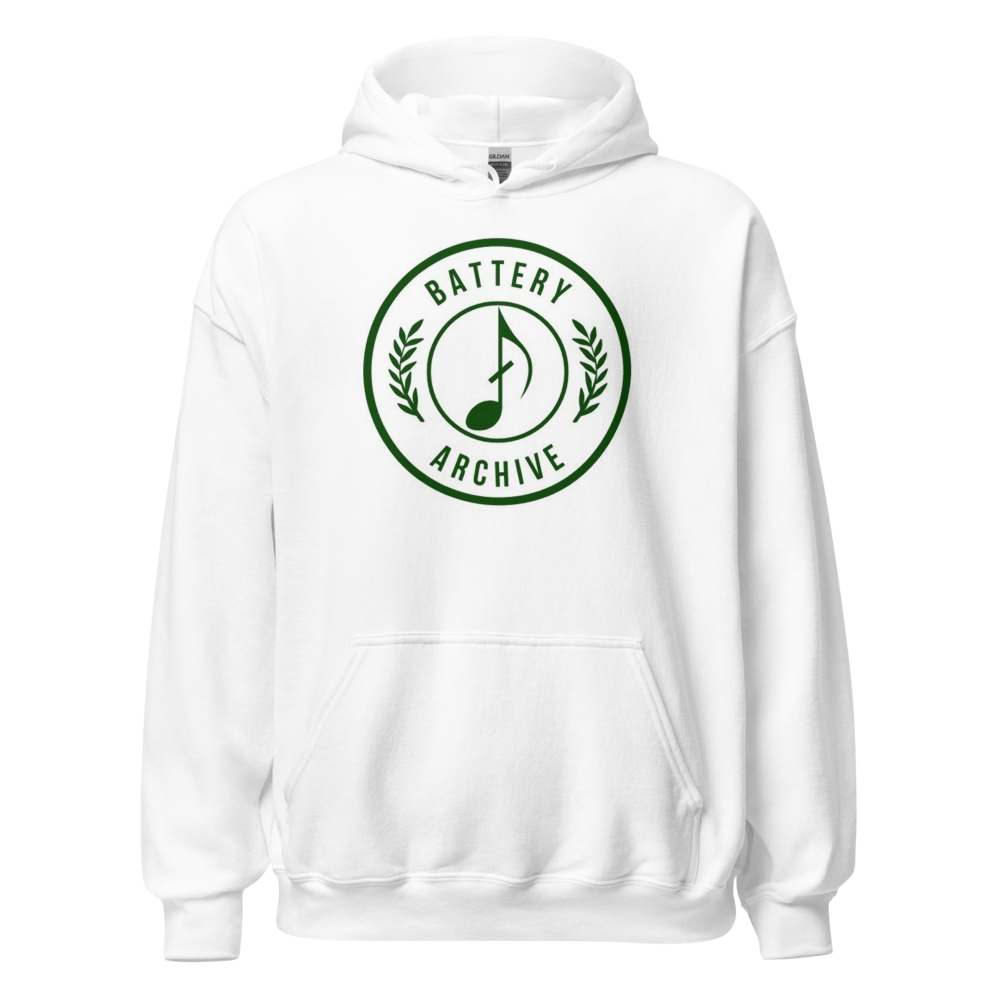 Battery Archive White Hoodie
