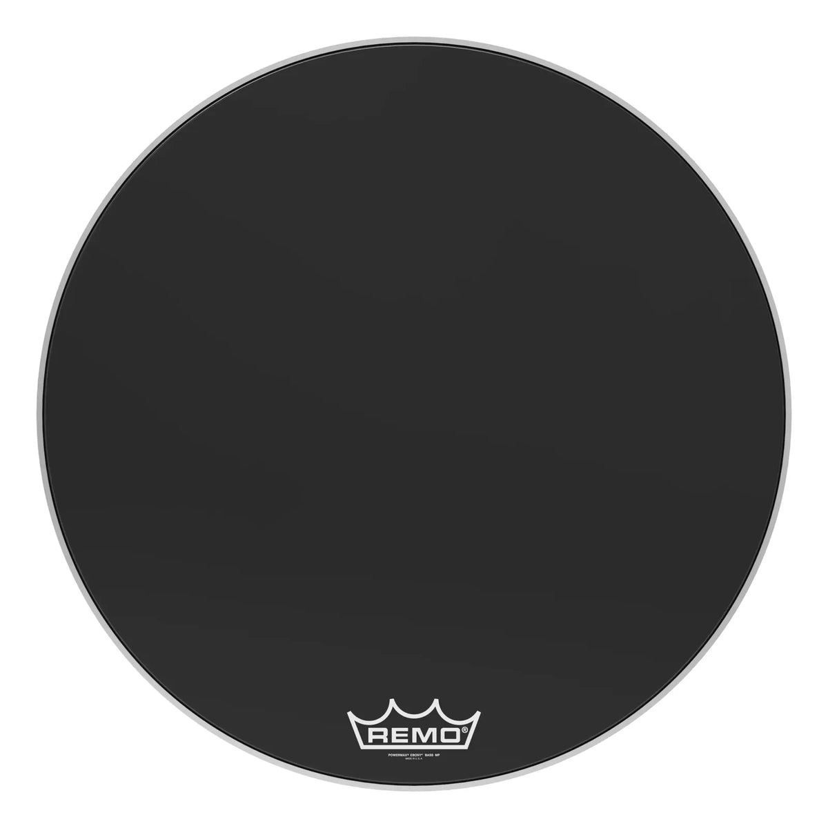 Remo Powermax 2 Ebony Crimplock Marching Bass Head