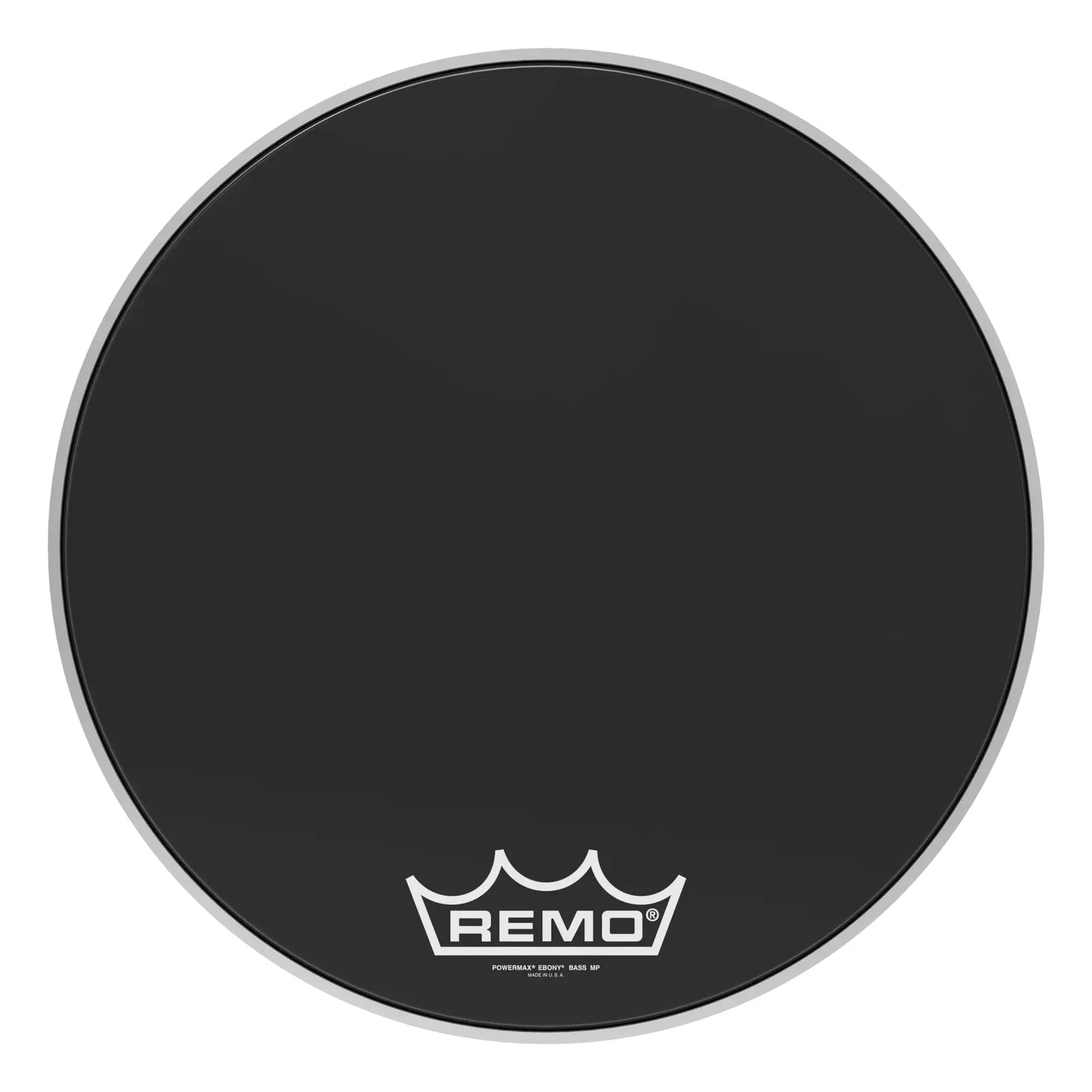 Remo Powermax 2 Ebony Crimplock Marching Bass Head