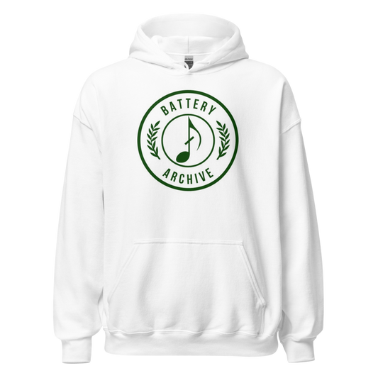 Battery Archive White Hoodie